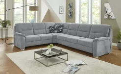 meinSofa Ecksofa Vera | Grau, links | Möbel Höffner