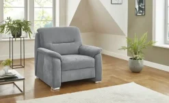 meinSofa Sessel Vera | Grau, ohne | Möbel Höffner