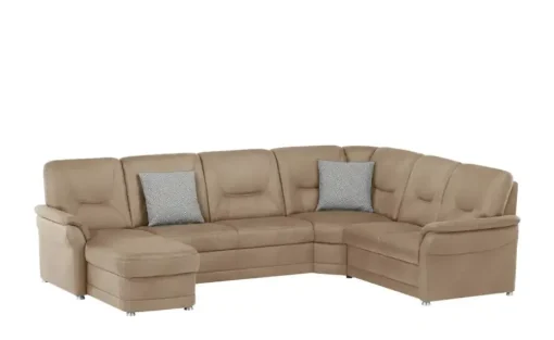 meinSofa Wohnlandschaft aus Mikrofaser Edda | Sand, rechts