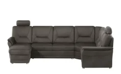 meinSofa Wohnlandschaft aus Mikrofaser Edda | Anthrazit, rechts