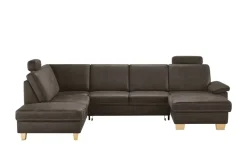 meinSofa Wohnlandschaft  Kunstleder Samu | Moccabraun, links