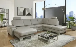 meinSofa Wohnlandschaft mit Sitz- und Rückenbezug aus Echtleder Samu-L | rechts, Erweiterte Funktion
