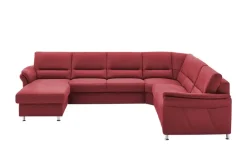 meinSofa Wohnlandschaft mit Boxspringpolsterung Donald | Rot, rechts