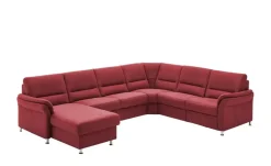 meinSofa Wohnlandschaft mit Boxspringpolsterung Donald | Rot, rechts