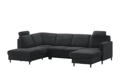meinSofa Wohnlandschaft Veit | Schwarz, links | Höffner