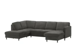 meinSofa Wohnlandschaft Veit | Anthrazit, links