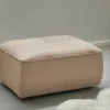 meinSofa XL-Hocker Mick | Greige | Möbel Höffner