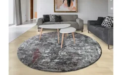 meinTeppich Hochflorteppich Juwel Liray | Beige, Ø 120 cm