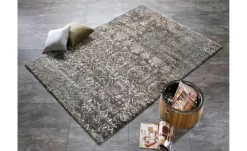meinTeppich Hochflorteppich Juwel Silenta | Beige, 65x130 cm