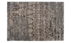 meinTeppich Hochflorteppich Juwel Silenta | Beige, 65x130 cm