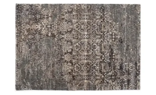 meinTeppich Hochflorteppich Juwel Silenta | Beige, 65x130 cm
