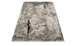 meinTeppich Hochflorteppich Juwel Liray | Hellgrau, 65x130 cm