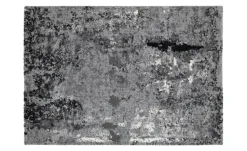 meinTeppich Hochflorteppich Juwel Liray | Grau, Anthrazit, 65x130 cm