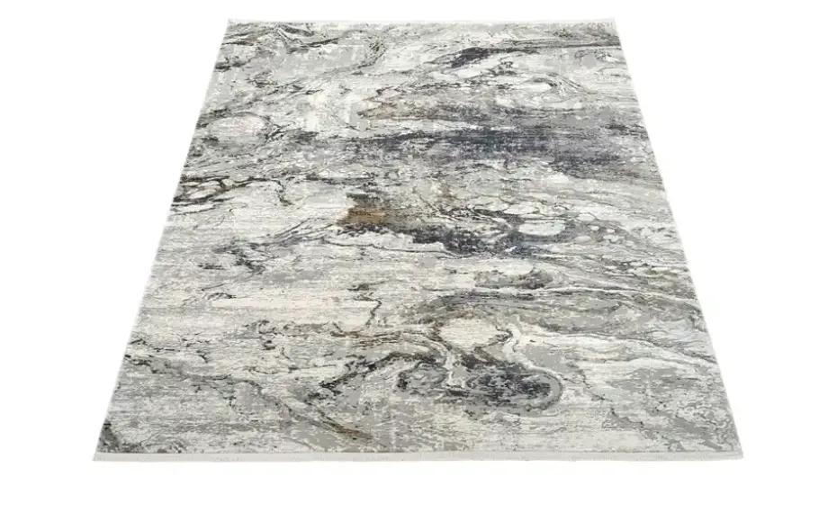 meinTeppich Kurzflorteppich Palermo | 80x200 cm, Goldgelb