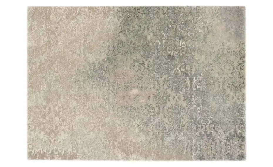 meinTeppich Vintage Teppich Butterfly Admiral | 65x130 cm, Beige, Grau, Khaki