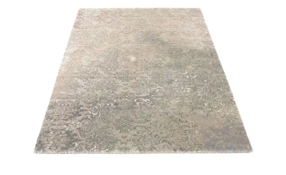 meinTeppich Vintage Teppich Butterfly Admiral | 65x130 cm, Beige, Grau, Khaki