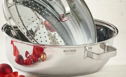 Meisterkoch Bräter mit Glasdeckel, 3-teilig FOCUS