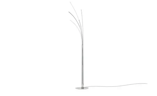 Meisterleuchten LED-Bogenleuchte, 5-flammig, chrom