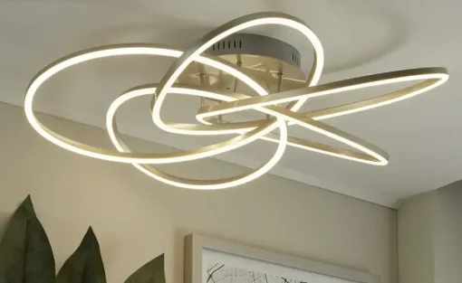 Meisterleuchten LED-Deckenleuchte, Nickel-matt