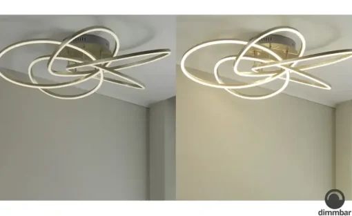 Meisterleuchten LED-Deckenleuchte, Nickel-matt