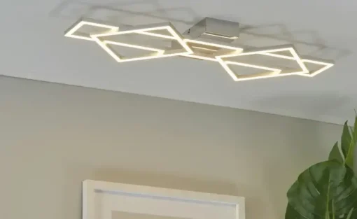 Meisterleuchten LED-Deckenleuchte, Alu-matt | Höffner