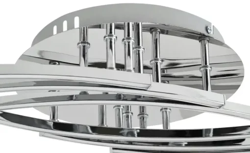 Meisterleuchten LED-Deckenleuchte, chrom, 6-flammig