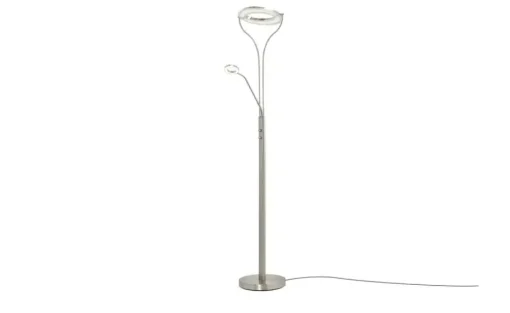 Meisterleuchten LED-Deckenfluter, 2-flammig, Chrom