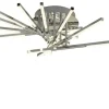 Meisterleuchten LED-Deckenleuchte, chrom, Arme verstellbar