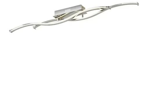 Meisterleuchten LED-Deckenleuchte, 2-flammig, Chrom