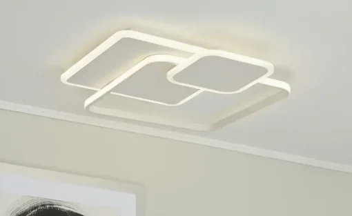 Meisterleuchten LED-Deckenleuchte, weiß, ´Quadrate`