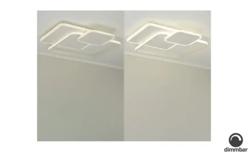 Meisterleuchten LED-Deckenleuchte, weiß, ´Quadrate`