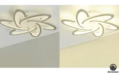 Meisterleuchten LED-Deckenleuchte, 6-flammig, weiß