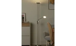 Meisterleuchten LED-Deckenfluter, 2-flammig, Nickel matt
