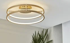 Meisterleuchten LED-Deckenleuchte | messingfarben, lackiert