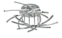 Meisterleuchten LED-Deckenleuchte, chrom | Höffner