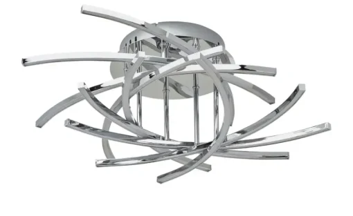 Meisterleuchten LED-Deckenleuchte, chrom | Höffner
