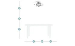 Meisterleuchten LED-Deckenleuchte, chrom | Höffner