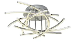 Meisterleuchten LED-Deckenleuchte, chrom | Höffner