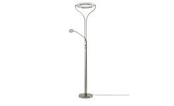 Meisterleuchten LED-Deckenfluter, 2-flammig, schwarz/chrom | verchromt