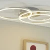 Meisterleuchten LED-Deckenleuchte, Aluminium gebürstet, 3-Kreise