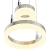 Meisterleuchten LED-Pendelleuchte, 2-flammig, nickel matt