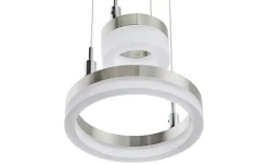 Meisterleuchten LED-Pendelleuchte, 2-flammig, nickel matt