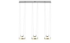 Meisterleuchten LED-Pendelleuchte, 6-flammig, nickel matt