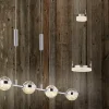 Meisterleuchten LED-Pendelleuchte, 4-flammig, nickel matt
