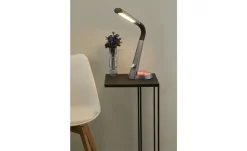 Meisterleuchten LED-Tischleuchte, schwarz mit Funktion | Schwarz, lackiert