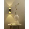 Meisterleuchten LED-Wandleuchte, 2-flammig, schwarz/gold