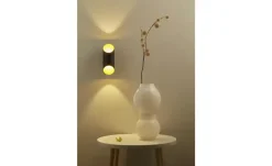 Meisterleuchten LED-Wandleuchte, 2-flammig, schwarz/gold