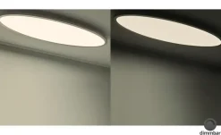 Meisterleuchten Smart Home-Deckenleuchte, oval