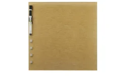 Memoboard 30x30 cm Gold | 30 cm, Goldfarben | Höffner
