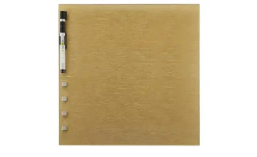 Memoboard 30x30 cm Gold | 30 cm, Goldfarben | Höffner